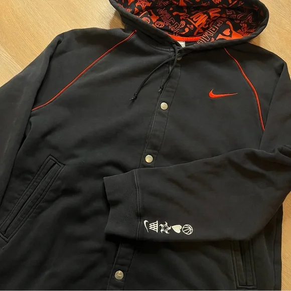 Nike Snap Button jacket Passion for the game hoodie - Picture 4 of 10